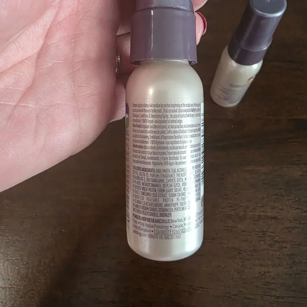 2 Pureology Fullfyl Densifying Spray 1.0 oz / 50 ml  Travel Size Thickens Hair